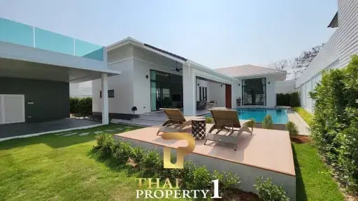 New Modern Design 3 Bedroom Pool Villa With Mountain-Views - Hua Hin