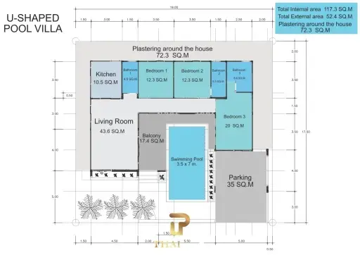 Ready To Move In - New U-shaped Pool Villa - Cha Am South