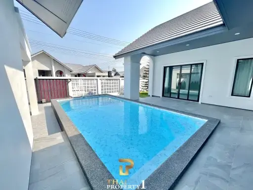 Ready To Move In - New U-shaped Pool Villa - Cha Am South