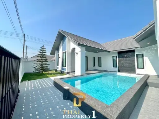 Ready To Move In - New U-shaped Pool Villa - Cha Am South