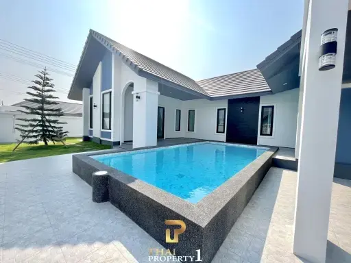 Ready To Move In - New U-shaped Pool Villa - Cha Am South