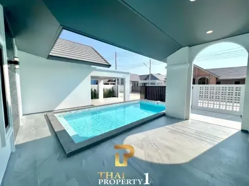 Ready To Move In - New U-shaped Pool Villa - Cha Am South