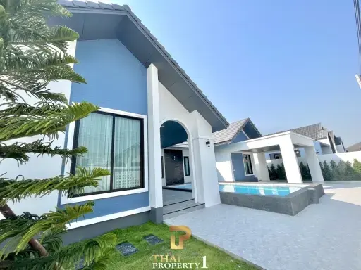 Ready To Move In - New U-shaped Pool Villa - Cha Am South