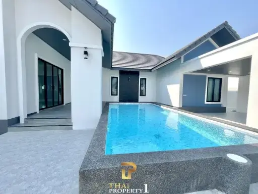 Ready To Move In - New U-shaped Pool Villa - Cha Am South