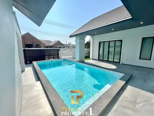 Ready To Move In - New U-shaped Pool Villa - Cha Am South