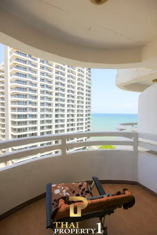 Large 75.42 SQM. Sea View 1 Bed Unit For Sale At VIP Condochain Cha Am