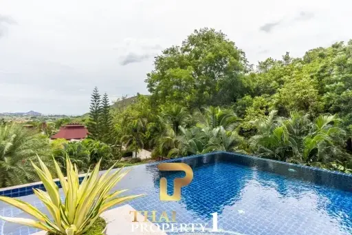 Mountain &amp; Sea View Villa In Stunning Estate - Panorama Khao Tao