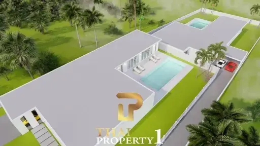 New Modern Under Construction - Investment Pool Villa On Palm Hill Golf Course