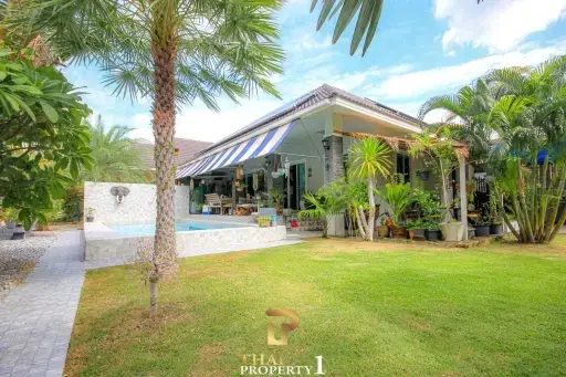 2 Bed Pool Villa With Large Green Garden - Between Hua Hin And Cha Am