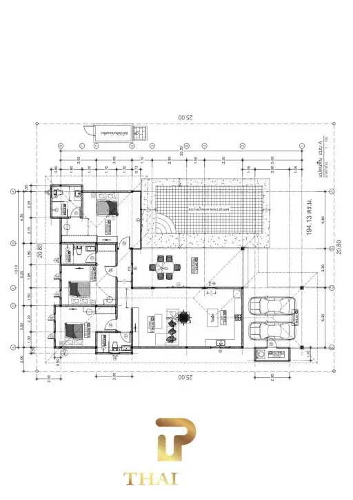 New 3 Bedroom Pool Villa Under Construction - Aria 3 Hua Hin