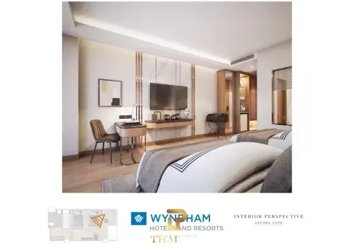 Wyndham Jomtien - New Studio Unit With Garden View