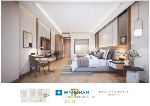 Wyndham Jomtien - New Studio Unit With Garden View