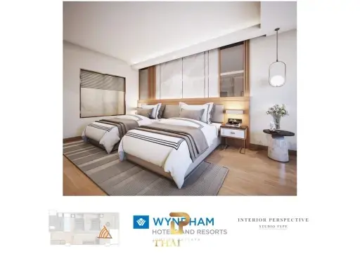 Wyndham Jomtien - New Studio Unit With Garden View