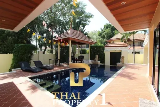 Luxurious Pool Villa Just 100 Meters from Bang Sare Beach