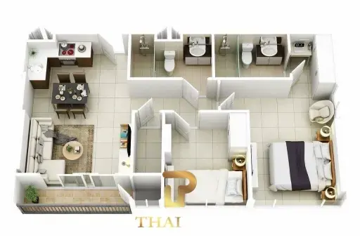 Foreign Name 2 Bedroom Condo for Sale in Jomtien The Gallery Jomtien Pattaya