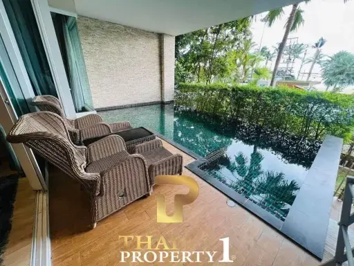 Jomtien - Ground Floor 2 Bed Unit With Private Pool - Cetus Beachfront Pattaya