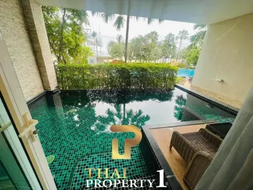 Jomtien - Ground Floor 2 Bed Unit With Private Pool - Cetus Beachfront Pattaya