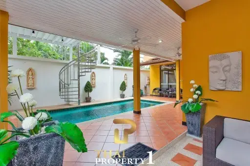 Spectacular Pool Villa In The Heart Of Jomtien - ONLY 500 Meters From The Sea!