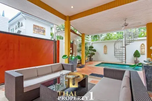 Spectacular Pool Villa In The Heart Of Jomtien - ONLY 500 Meters From The Sea!