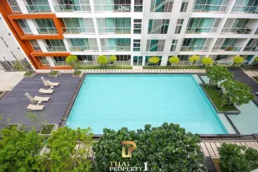 Pool View - Great Size One Bed Unit For Sale At The Breeze Condominium