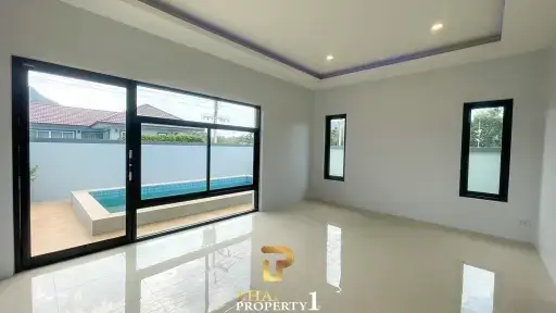 New Modern Great Priced Pool Villa - Cha Am North