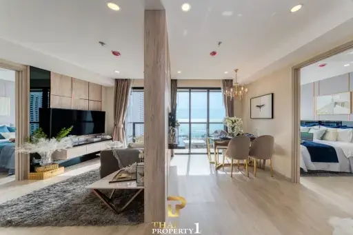 Sea View 2 Bedroom Condo (Combine) - The Panora Pattaya Pratumnak