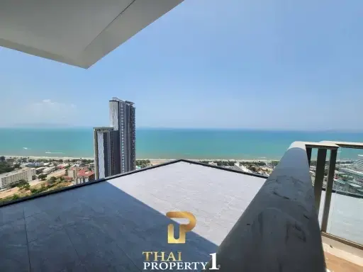 Pattaya Side - New 2 Bed Condo With Jacuzzi At The Riviera Ocean Drive