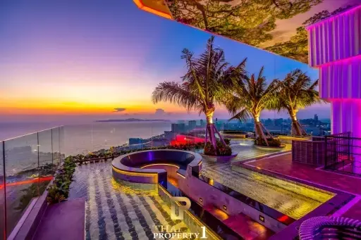 Pattaya Side - New 2 Bed Condo With Jacuzzi At The Riviera Ocean Drive