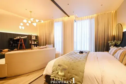 Large Luxury 47.47 SQM. One Bedroom Condo - Arom Jomtien (Off-plan)