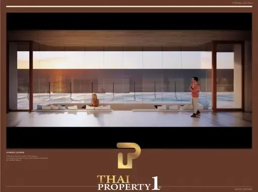 Large Luxury 47.47 SQM. One Bedroom Condo - Arom Jomtien (Off-plan)