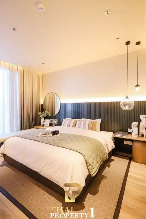 Large Luxury 47.47 SQM. One Bedroom Condo - Arom Jomtien (Off-plan)