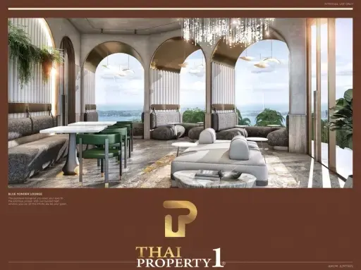 Large Luxury 47.47 SQM. One Bedroom Condo - Arom Jomtien (Off-plan)