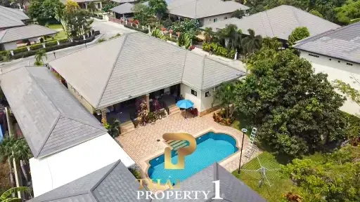 Pool Villa At &#039;Green Beach&#039; On Large Plot - Only 750 Meter From Cha Am Beach