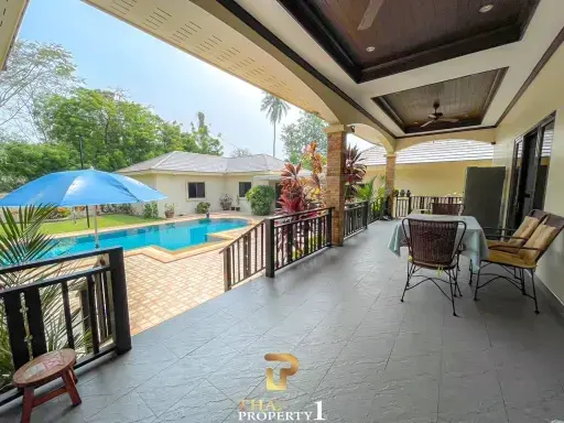 Pool Villa At &#039;Green Beach&#039; On Large Plot - Only 750 Meter From Cha Am Beach