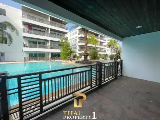 Direct Pool Access - Large Studio Unit At The Beach palace - Cha Am