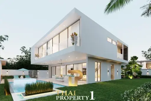 Ultra Modern Luxury Style Pool Villa For Sale In The Heart Of Pratamnak