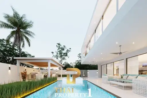 Ultra Modern Luxury Style Pool Villa For Sale In The Heart Of Pratamnak