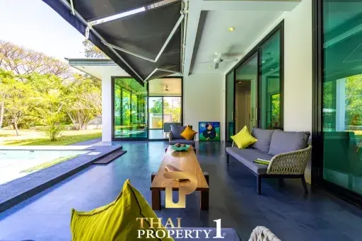 Stunning Freestanding Modern Villa In Green Surroundings- Close To Beach In Bang Gao Cha-Am