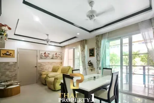 2 Bed Ground Floor Unit With Pool Access - Jomtien Beach Road