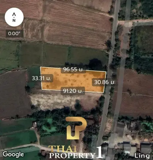 Almost 2 Rai Of Land For Sale In Na Yang, Cha Am