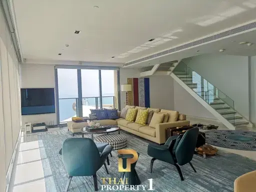 Sea View - Large Two Storey Penthouse For Sale At Northpoint Pattaya