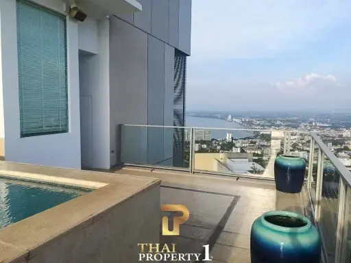 Sea View - Large Two Storey Penthouse For Sale At Northpoint Pattaya