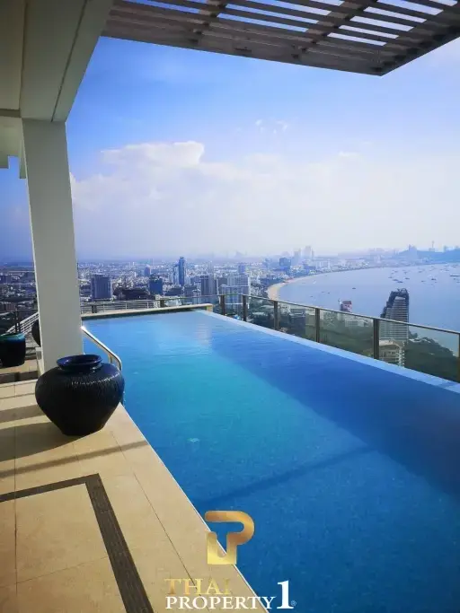 Sea View - Large Two Storey Penthouse For Sale At Northpoint Pattaya