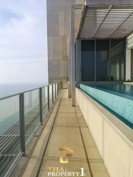 Sea View - Large Two Storey Penthouse For Sale At Northpoint Pattaya