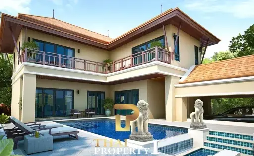 4 Bedroom Pool Villa For Sale 200 Meters From Bangsaray Beach