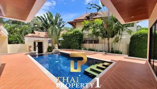 4 Bedroom Pool Villa For Sale 200 Meters From Bangsaray Beach