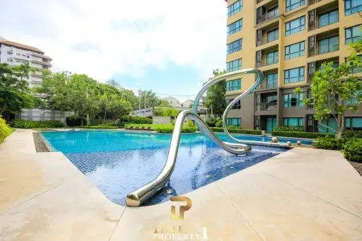 Stylish Pool View Unit At Rain Condo Cha Am