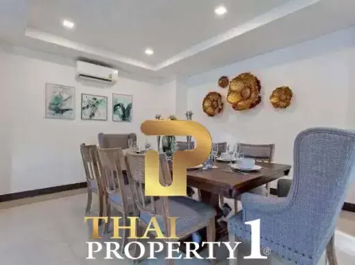 Large 5 Bedroom Pool Villa In Central Jomtien - ONLY 800 Meter To Beach