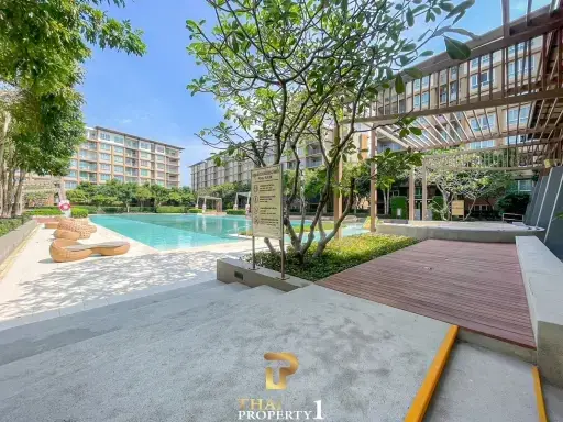 Pool View Studio Unit For Sale At Baan Thewlom - Cha Am