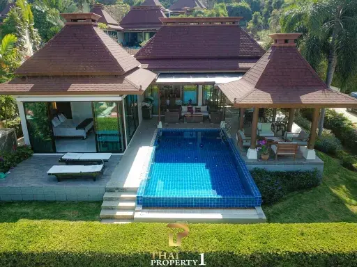 Sea &amp; Rural View Pool Villa At Panorama -  Khao Tao